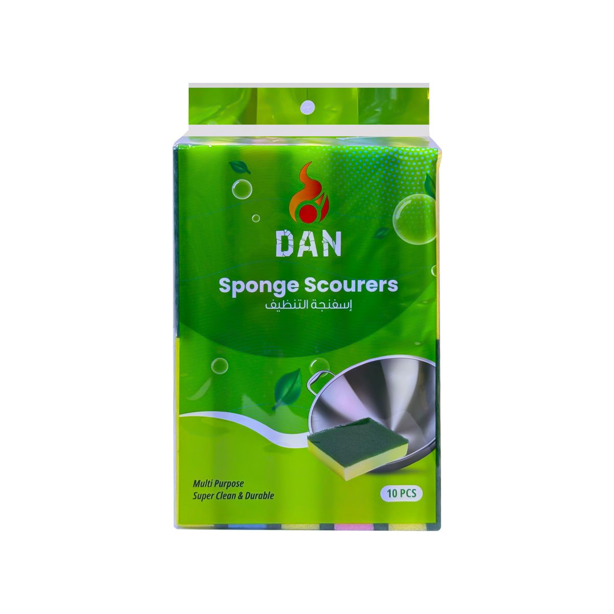 SPONGE SCOURERS -10PCS